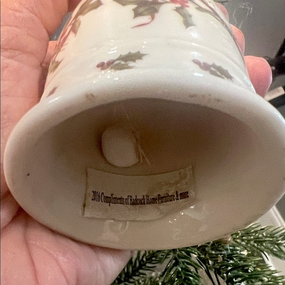 Festive Red Cardinal Holiday Ornament/Bell - Picture 2 of 16